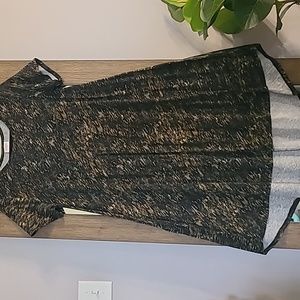 Camo LuLaRoe Carly High Low Swing Dress